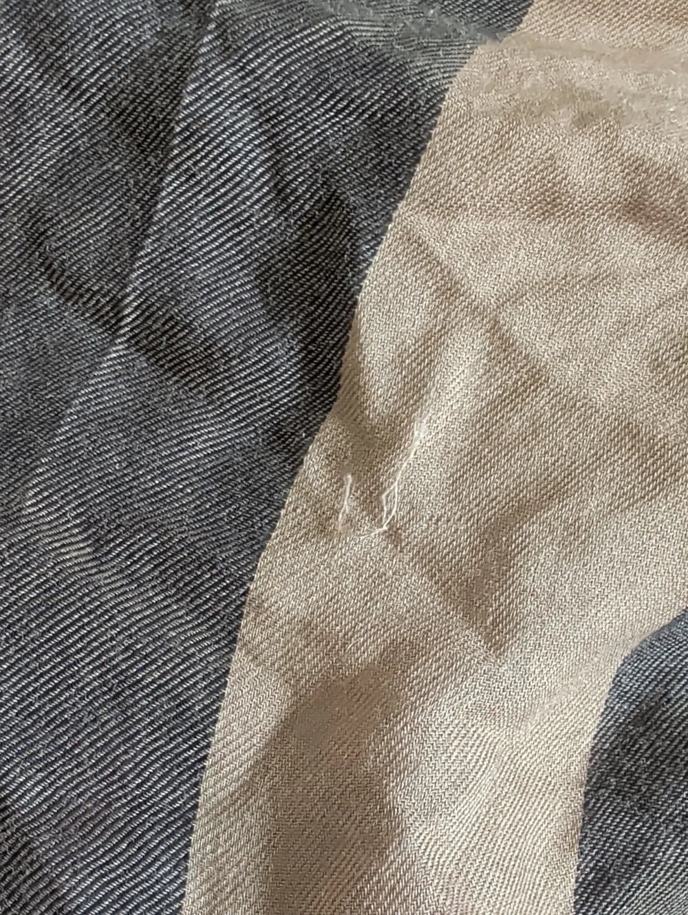 Burberry Square Frayed Edge Scarf
